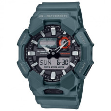 Casio G-Shock GA-010-2AER Ανδρικό Αναλογικό-Ψηφιακό Ρολόι Ρητίνης Μπλε με Μαύρο Καντράν, Χρονόμετρο και Αντοχή στο Νερό 200m